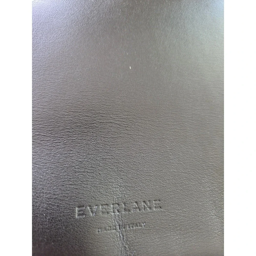Everlane The Form Crossbody Bag Black Leather Minimalist Made In Italy